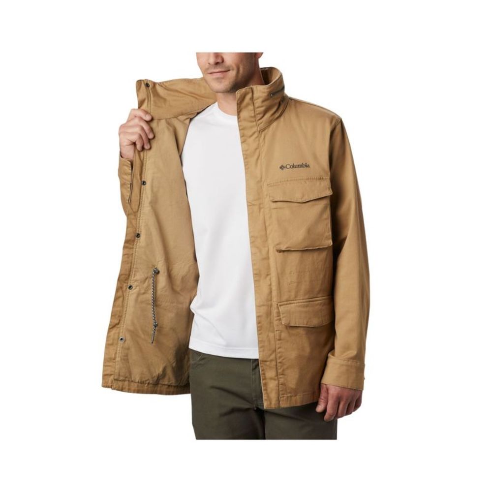 COLUMBIA SPORTSWEAR CO. Mens Brown Camouflage Military Coat M